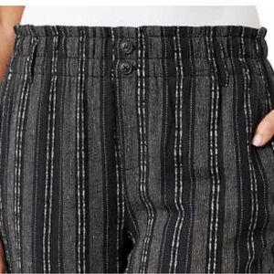 Briggs Ladies' Linen Blend Black and White Pants Size XL